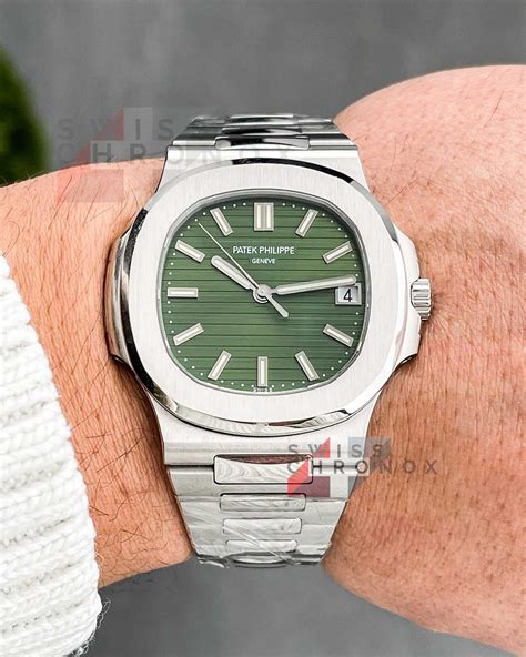 patek philippe nautilus sunburst olive green|Grand Finale: The Patek Philippe Nautilus Olive Green 5711/1A.